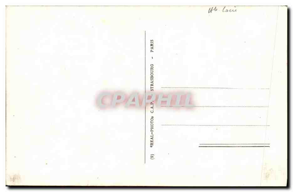 CPA Le Puy En Velay Vue generale Les quatre rochers — Verso