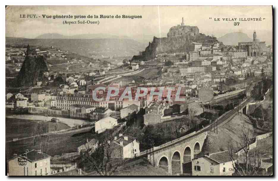 CPA Le Puy Vue Generale Prise de la Route de Saugues