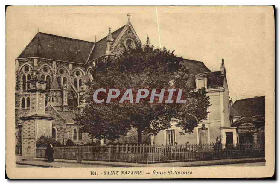 CPA De St Nazaire Eglise St Nazaire