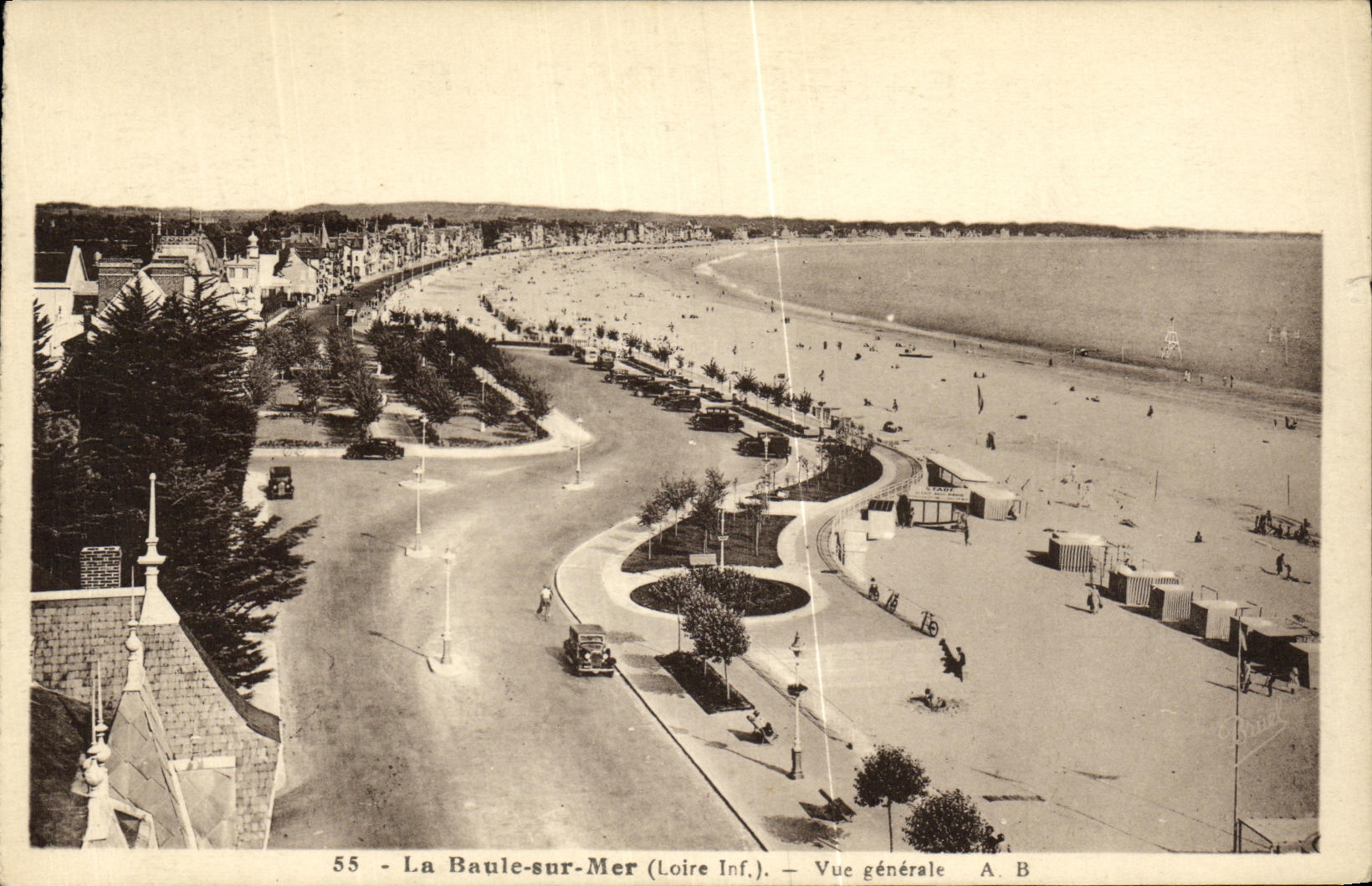 CPA La Baule Sur Mer Vue Generale