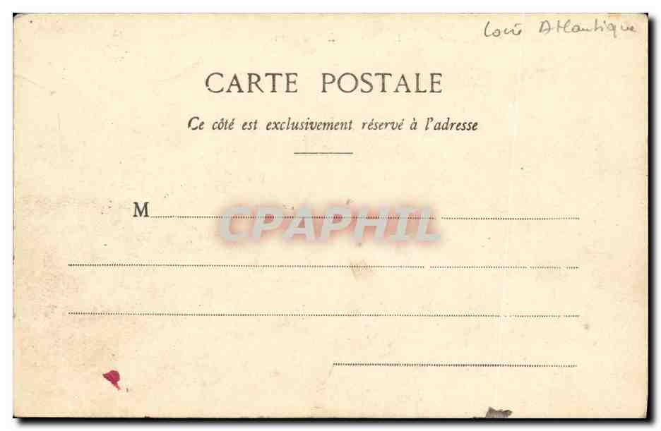 CPA Piriac Pointe de Penhareng La Grotte a Madame — Rückseite