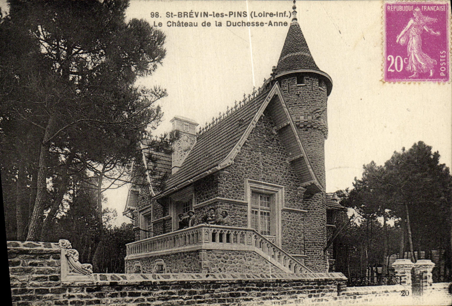 CPA Saint Brevin Les Pins Le Chateau de la Duchesse Anne