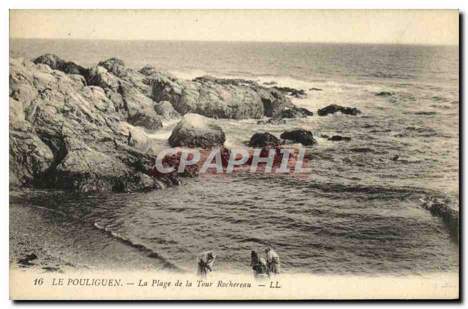 CPA Le Pouliguen La Plage de la Tour Rochereau
