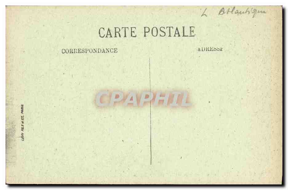 CPA Le Pouliguen La Plage de la Tour Rochereau — Verso