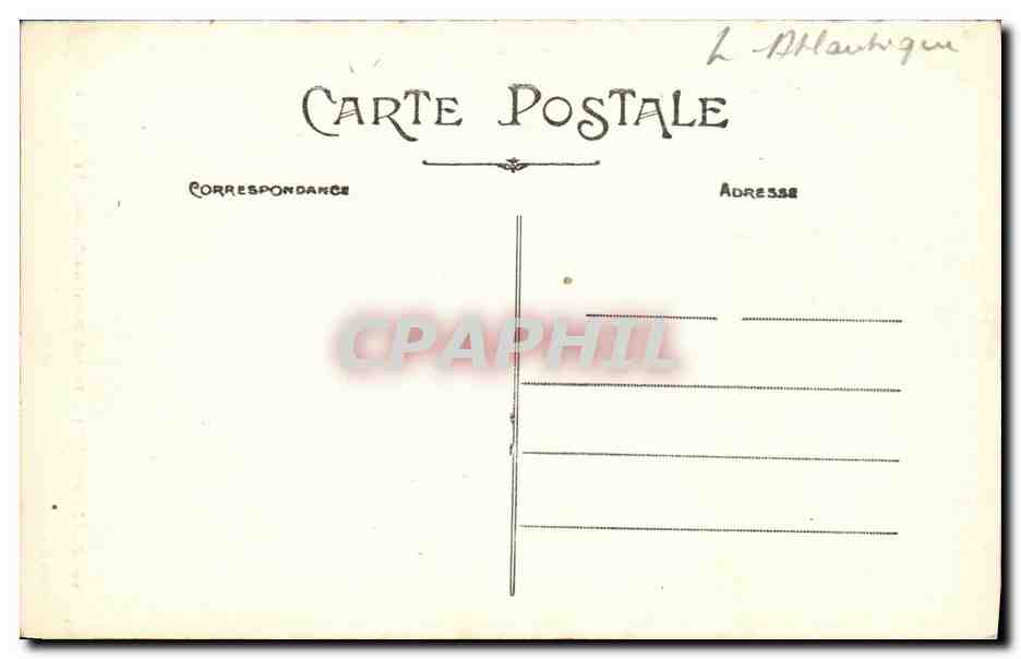 CPA Batz Portail Ouest de L Eglise  — Back