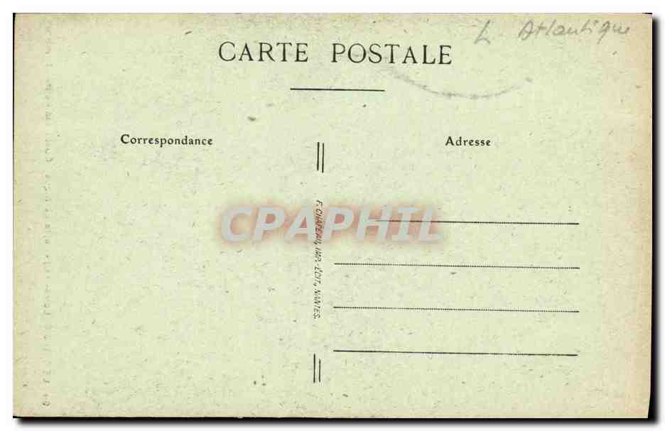 CPA Le Croisic Porte Gothique Qual de la Petlte Chambre — Rückseite