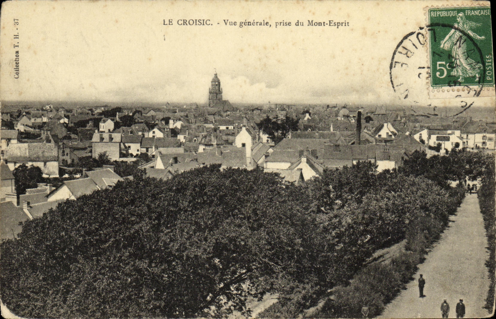 CPA Le Croisic Vue Generale Prise du Mont Esprit