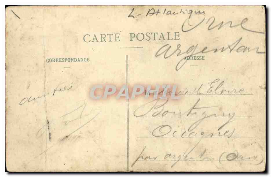 CPA Le Croisic Vue Generale Prise du Mont Esprit — Rückseite