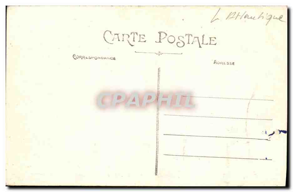 CPA Guerande Tour de la Gaudinais ou de Jean V Les fosses et la promenande — Rückseite