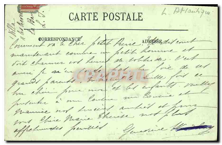 CPA Guerande La Porte Saint Michel — Rückseite