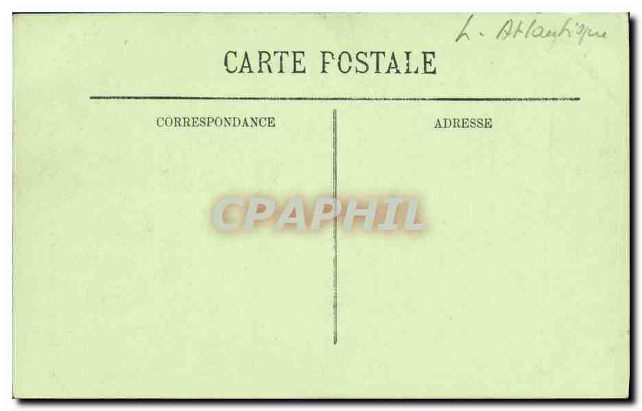 CPA Guerande Interieur de la Collegiale St Aubin — Rückseite