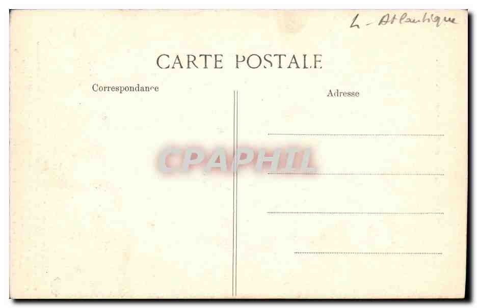 CPA Nantes Saint Pierre — Verso