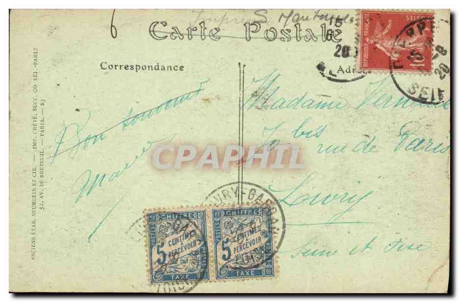 CPA Dieppe Seche de Plage  — Rückseite