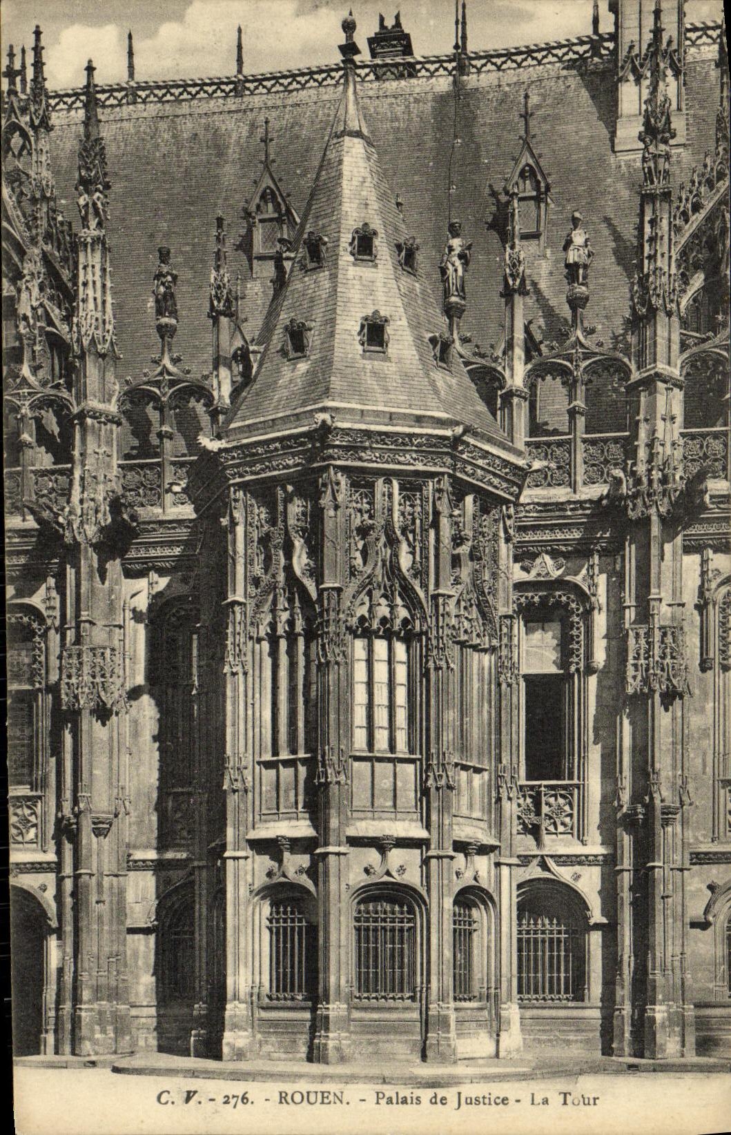 CPA Rouen Palais de Justice La Tour