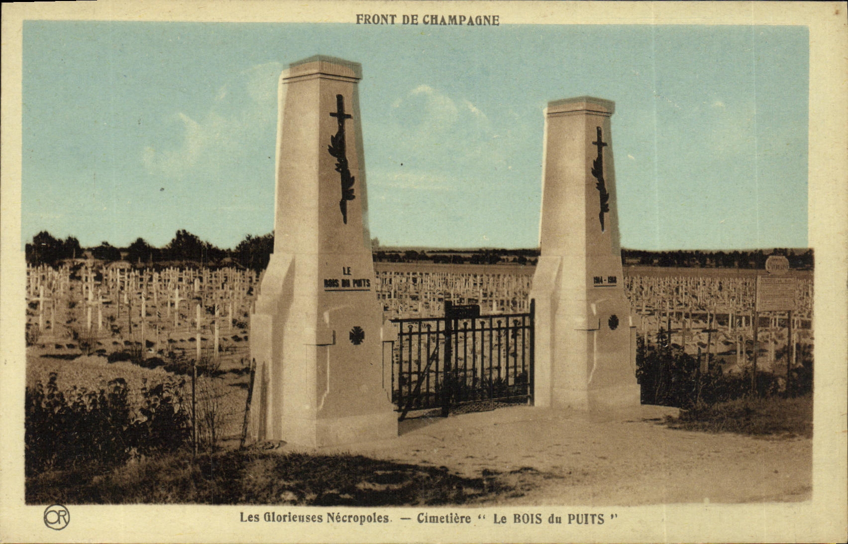 Front de Champagne — Cimetière "Le Bois du Puits" — Éditeur OR, n°31
