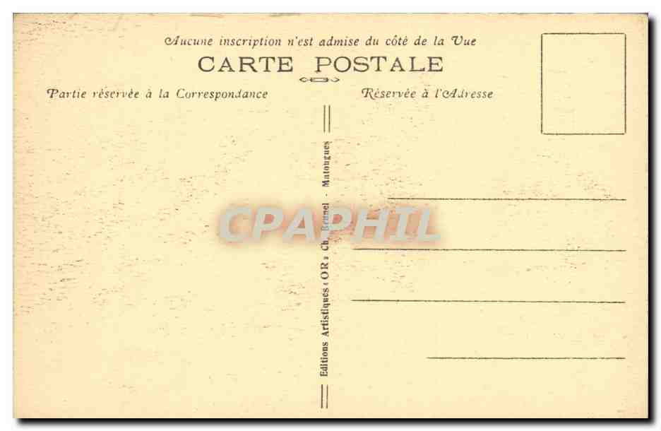CPA Chalons sur Marne Monument aux Morts Vers le sacrifice Militaria  — Verso