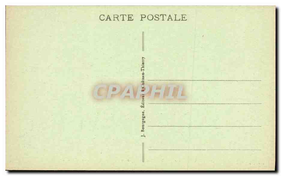 Châlons-sur-Marne (Marne) — Jardin du Jard et la Caisse d'Épargne — Édit. J. B. n° 47 — Verso