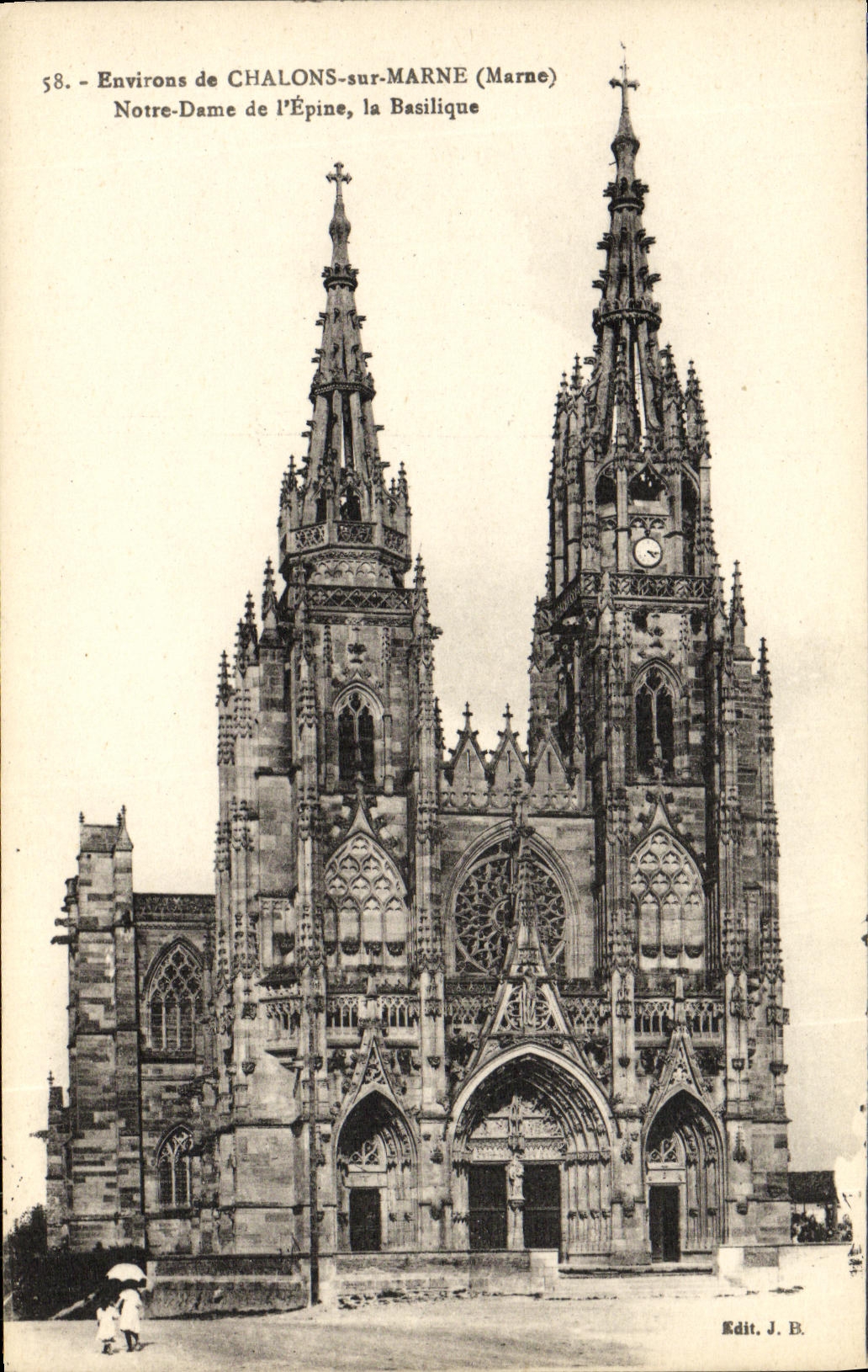 Notre-Dame de l'Épine, la Basilique — Chalons-sur-Marne (Marne) — Edit. J.B.
