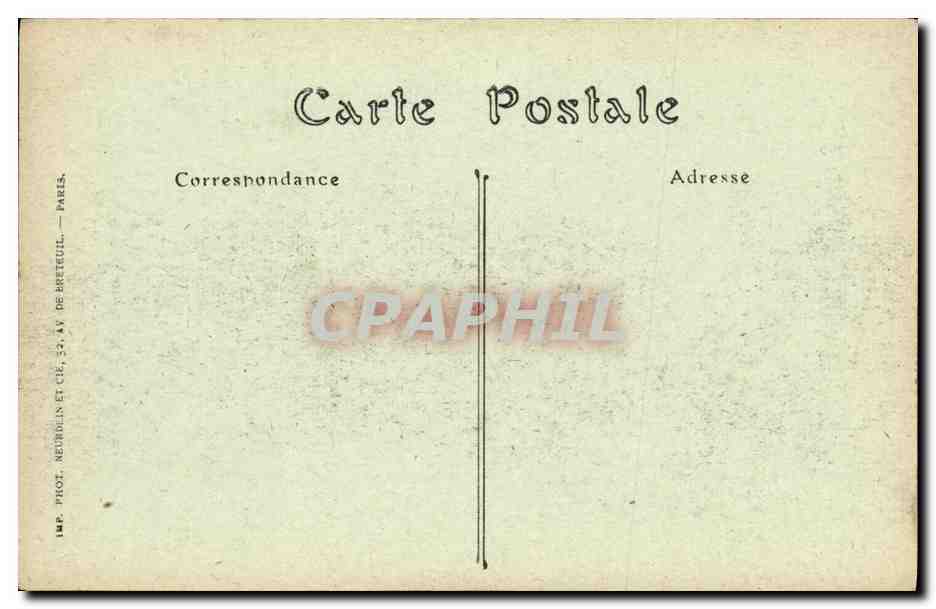 CPA Chalons sur Marne La Place et l Hotel de Ville — Verso