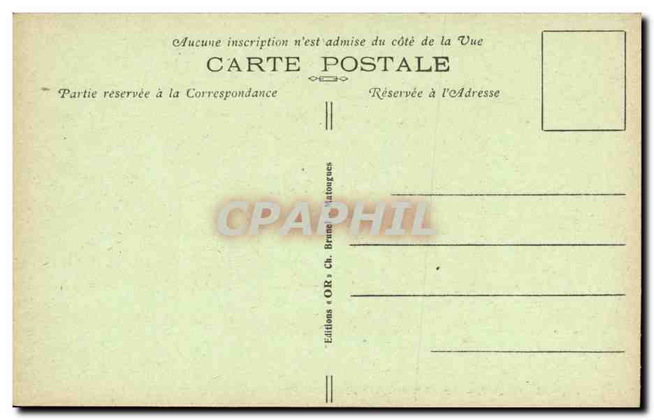 CPA Chalons sur Marne Les Allees de Strasbourg Porte Sainte CRoix  — Verso