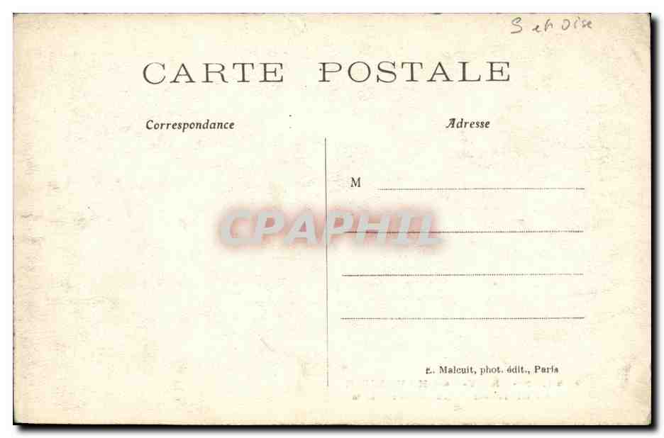 CPA St Remy les Chevreuse Le Claireau Le Salon — Back