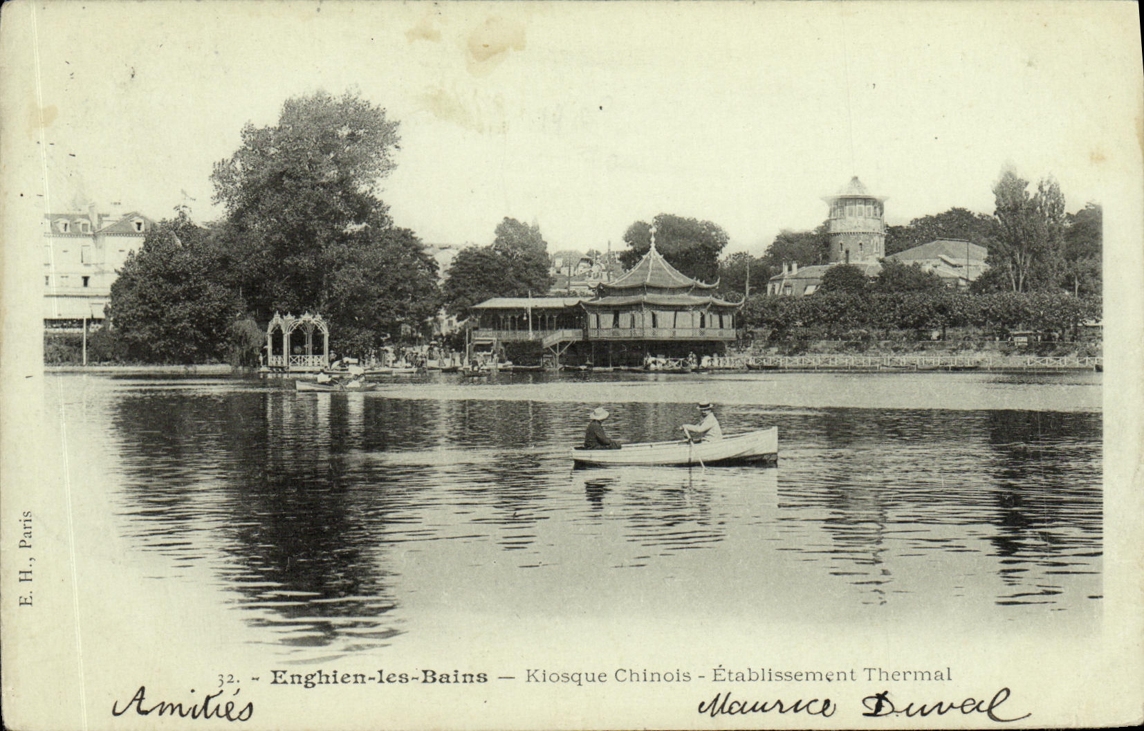 Enghien-les-Bains — Kiosque Chinois — Établissement Thermal — Maurice Duval