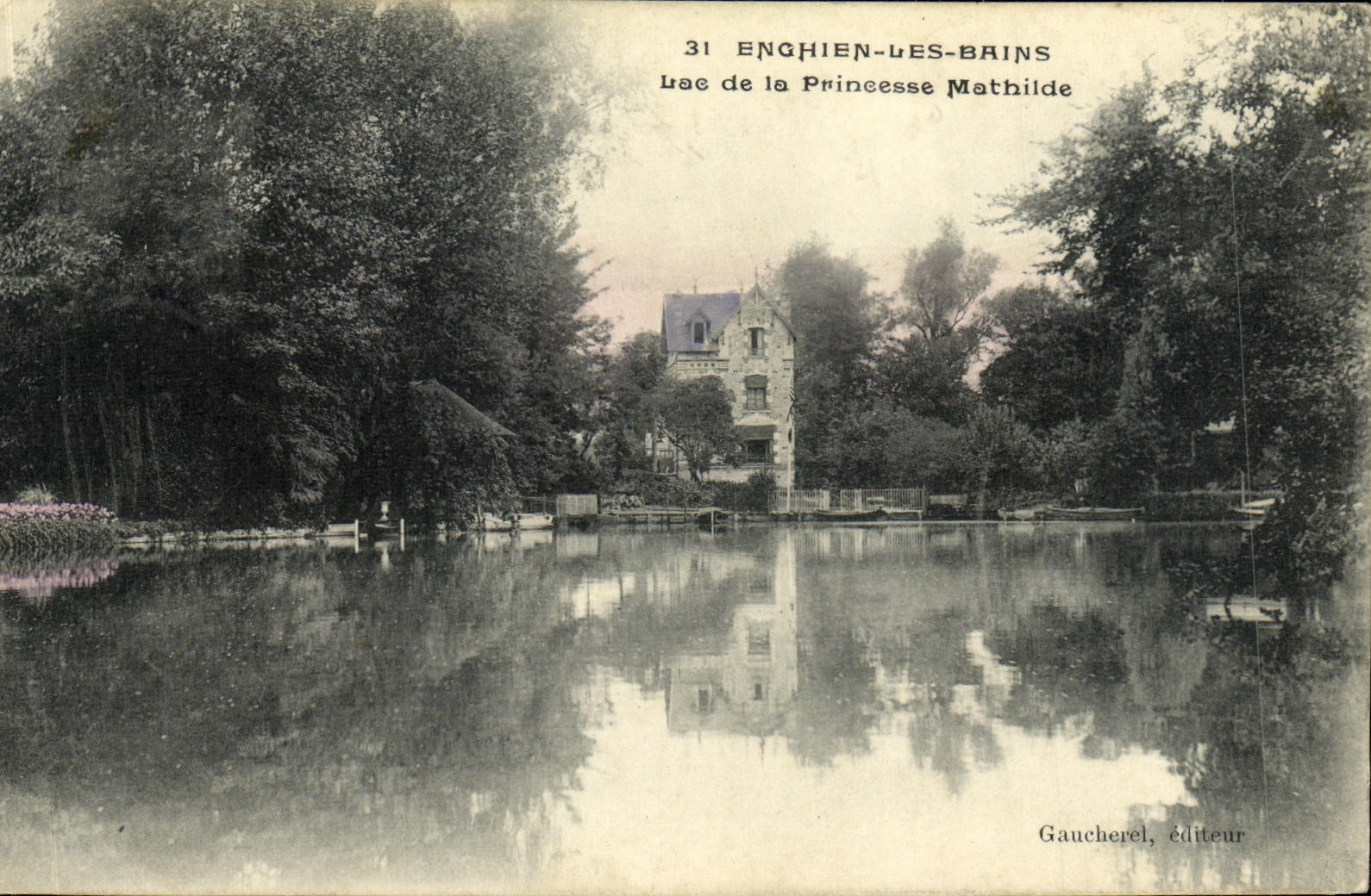 Enghien-les-Bains — Lac de la Princesse Mathilde — Gauchere, éditeur