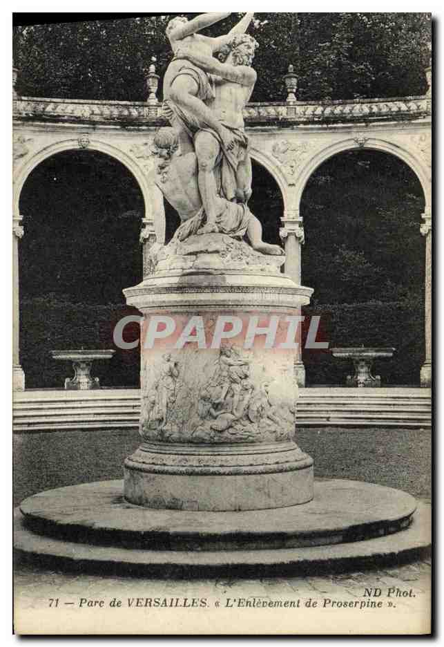 CPA Versailles Parc L Enterrement de Proserpine