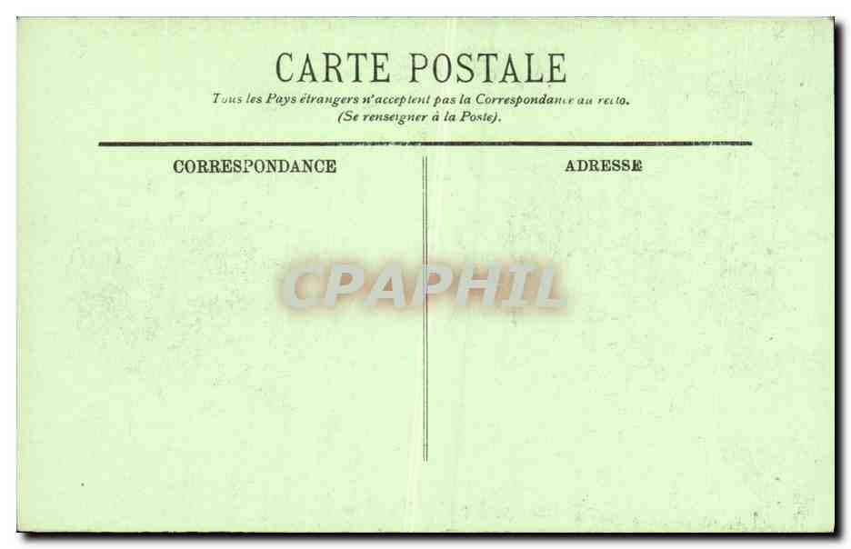 CPA Versailles Vase sur la Terrasse du Chateau — Verso