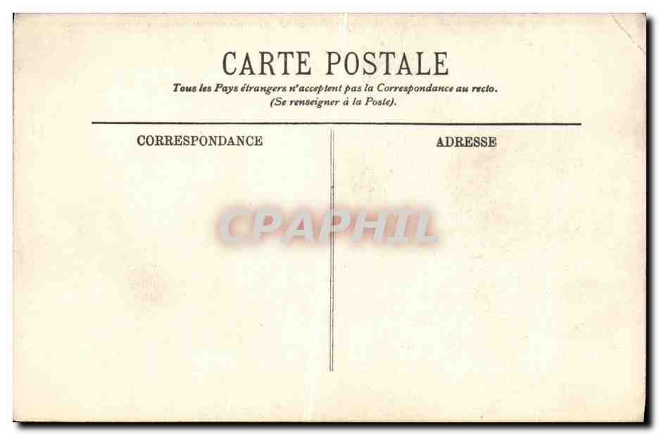 CPA Versailles Le Vase aux Dragons — Verso