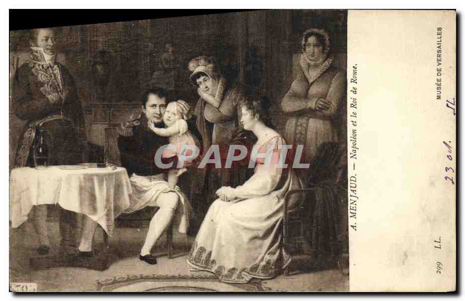 CPA Musee de Versailles Menjaud Napoleon et le roi de Rome