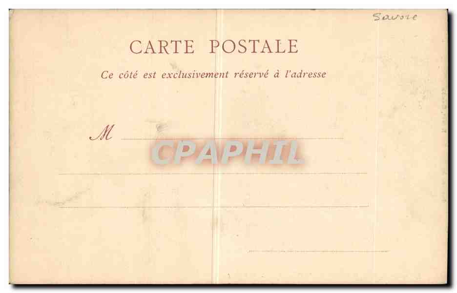 CPA Chambery Portail de L Eglise St Dominique  — Rückseite