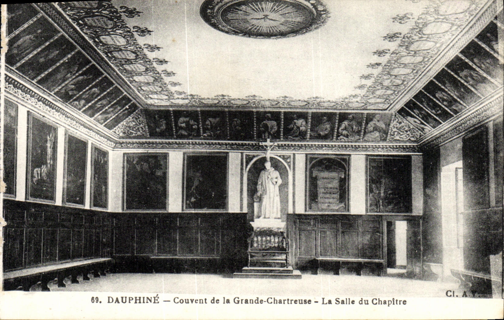CPA Le Couvent de la Grande Chartreuse La salle du chapitre