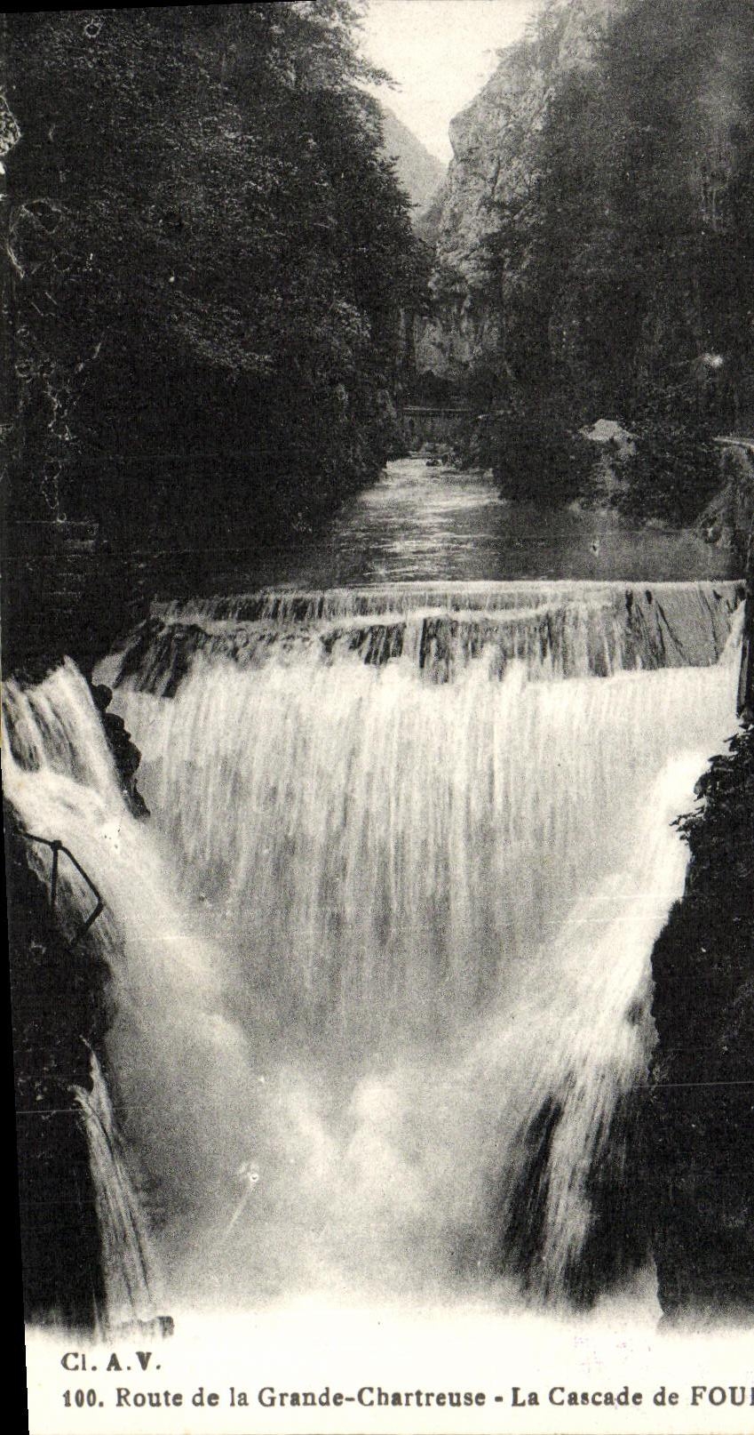 La Cascade de Fournier — Route de la Grande-Chartreuse — Cl.A.V. n°100