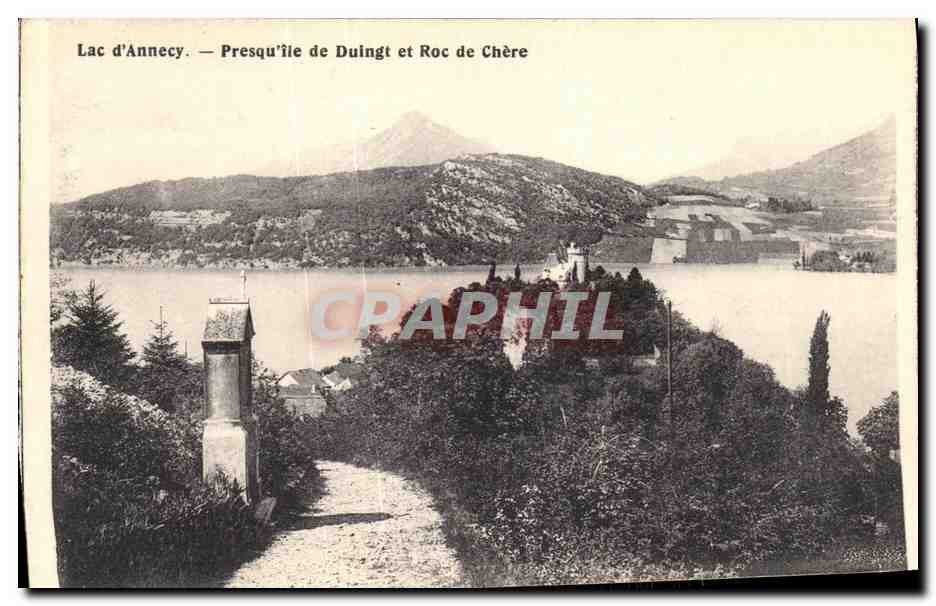 Lac d'Annecy — Presqu'île de Duingt et Roc de Chère — CPAPHIL