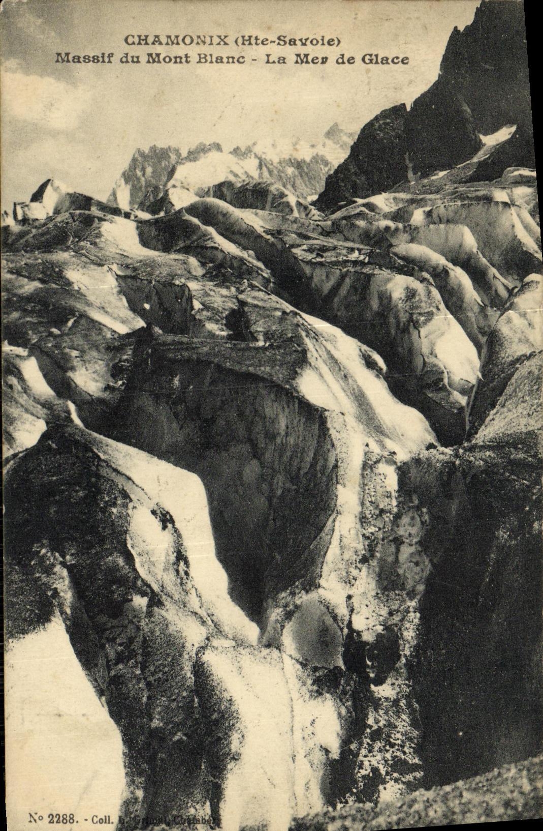 CPA Chamonix Massif du Mont Blanc La Mer de Glace