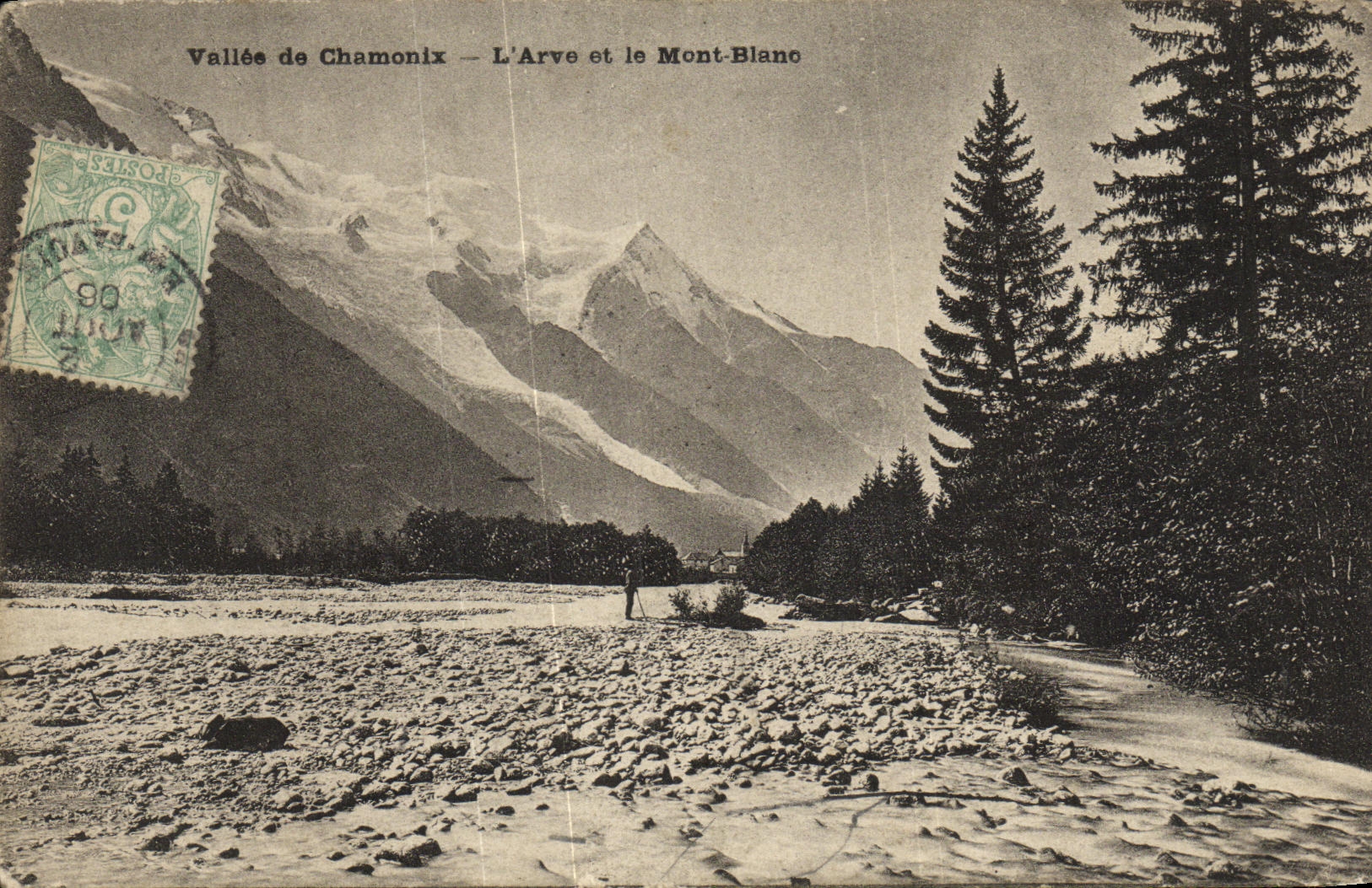 CPA Chamonix Vallee de L Arve et le Mont Blanc