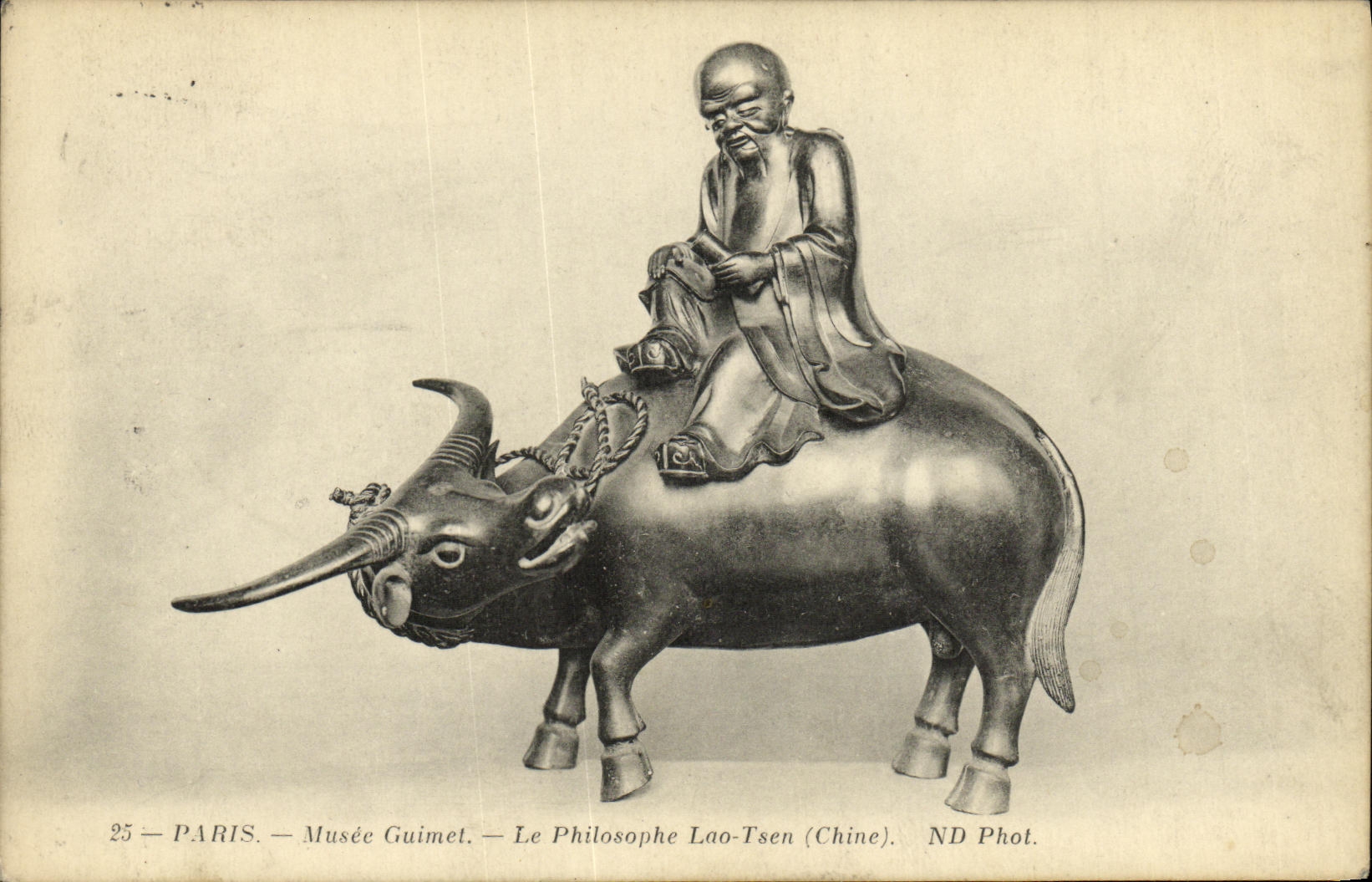 CPA Paris Musee Guimet Le Philosophe Lao Tsen Chine China