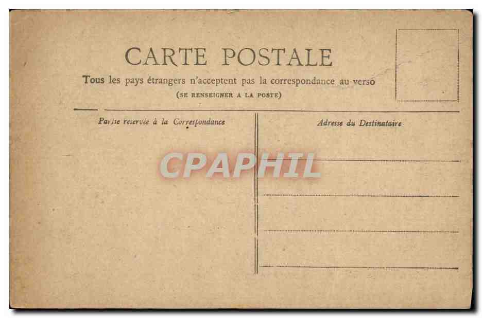 CPA Paris La Fontaine de L Observatoire — Verso