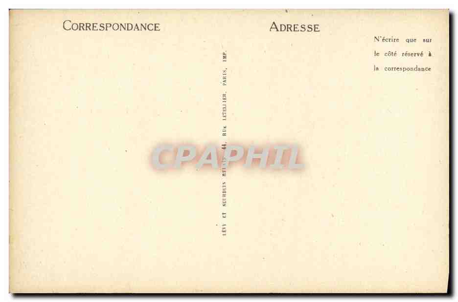 CPA Paris L Hopital Bretonneau — Rückseite