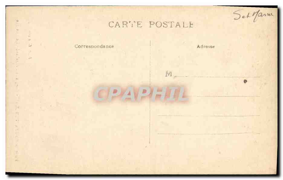Foresta di FONTAINEBLEAU - Gorges di Franchard - La Caverna — Editore: Balti Gouverne — Verso