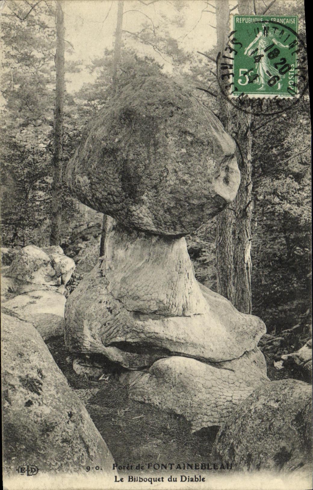 Il Bilboquet del Diavolo — Foresta di Fontainebleau — Editore E.D. n°90