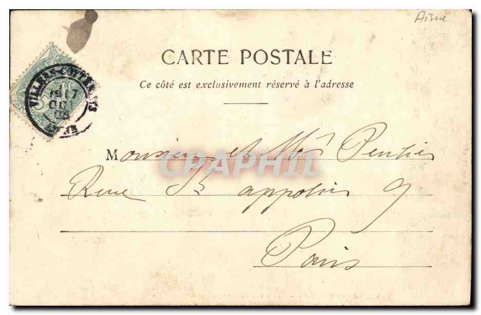 Villers-Cotterêts - La Forêt - La Pierre Clouise — Rückseite