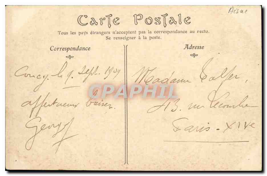 Coucy-le-Château — Les Remparts — N°10, éditeur N.P. Phal — Reverso