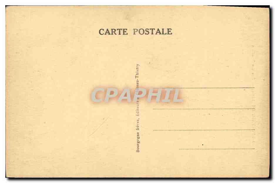 CPA La Ferte Milon Rue des Bouchers — Rückseite