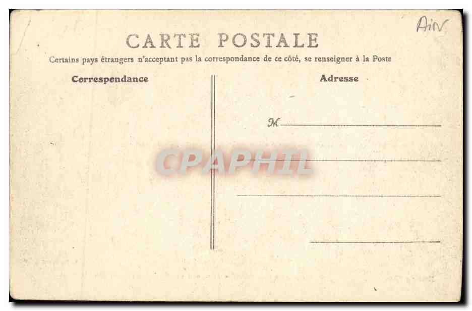 CPA Bourg Eglise De Brou Tombeau ou Mausolee de Philibert le Beau — Achterkant