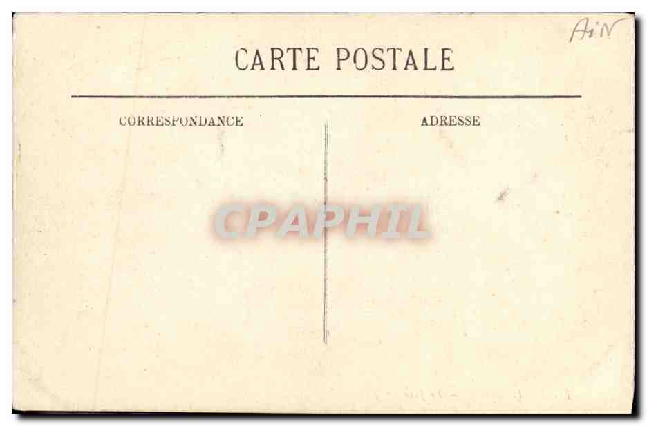 CPA Bourg de Eglise Le jube — Verso