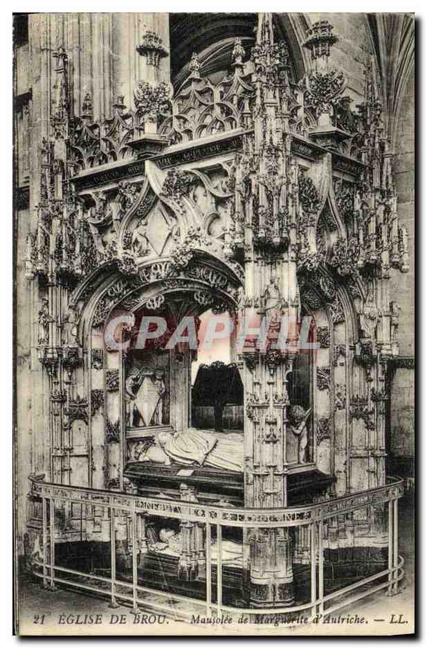 CPA Bourg de Eglise Mausolee de Margueeite d Autriche