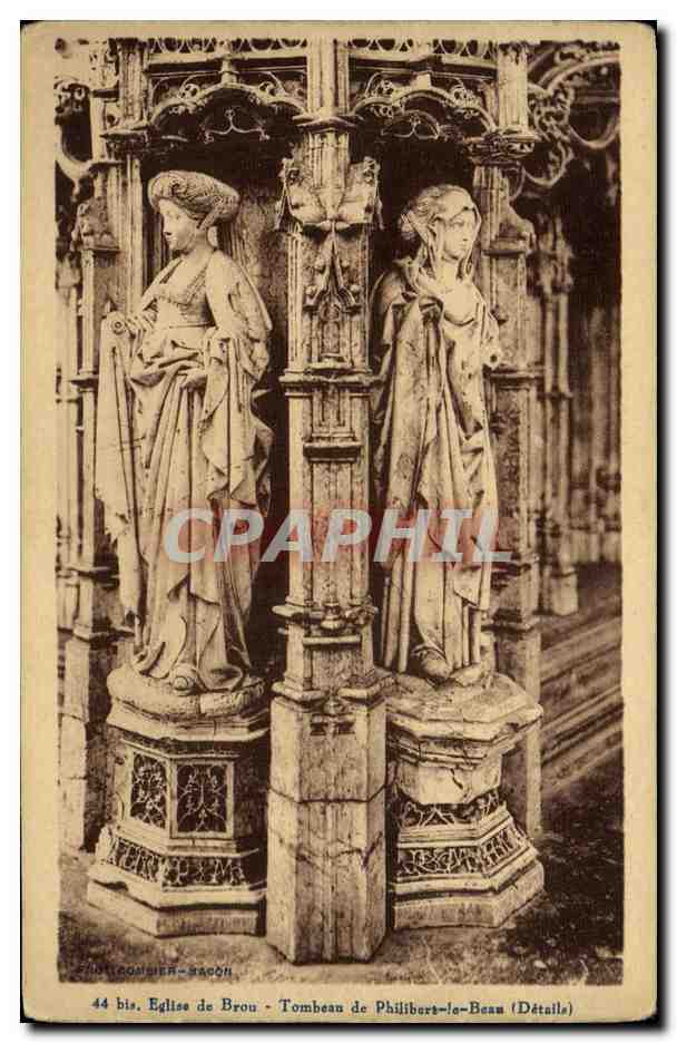CPA Bourg de Eglise Tombeau de Philibert le Beau