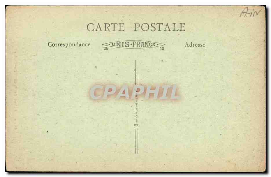 CPA Bourg de Eglise Les Stalles — Verso